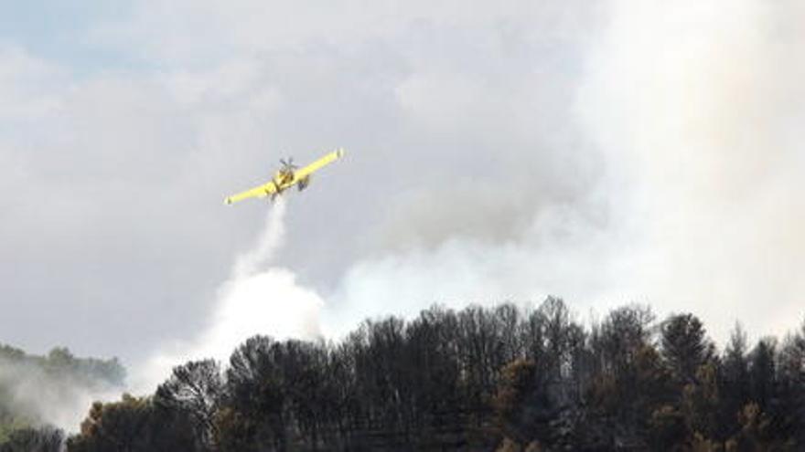 Més de 225 hectàrees cremades a Tarragona