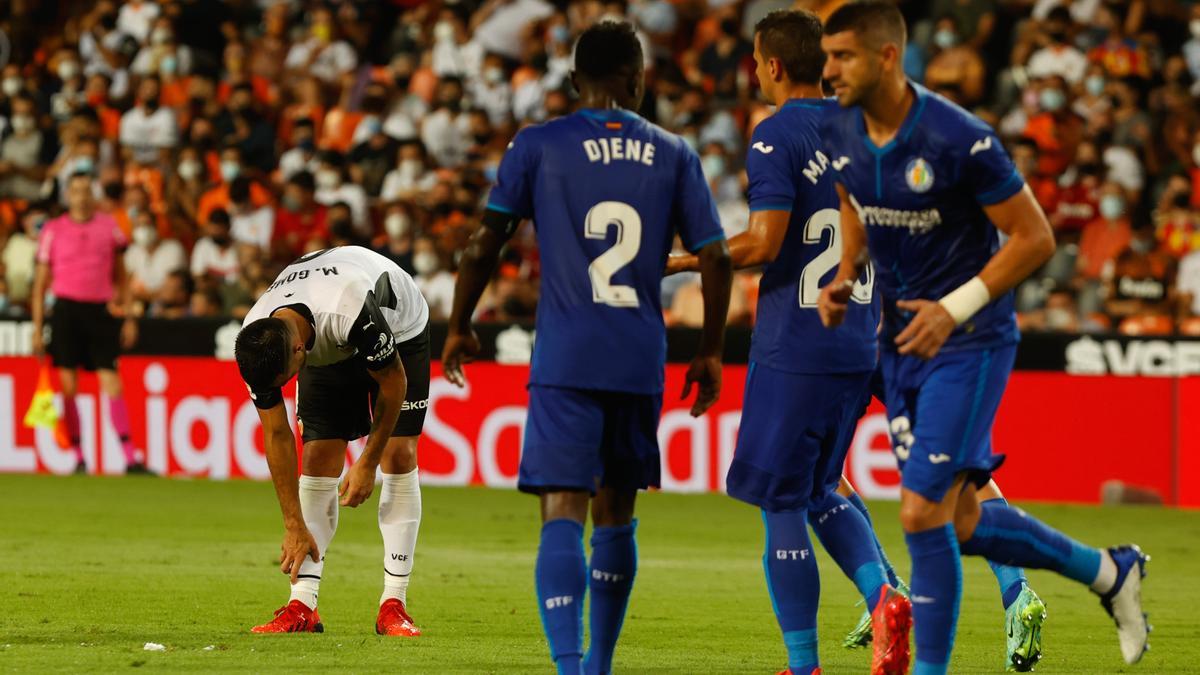 Valencia - Getafe: el estreno de Liga, en imágenes