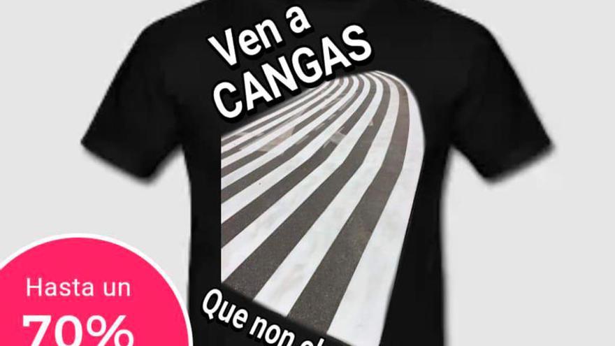 La camiseta del paso de peatones de Cangas
