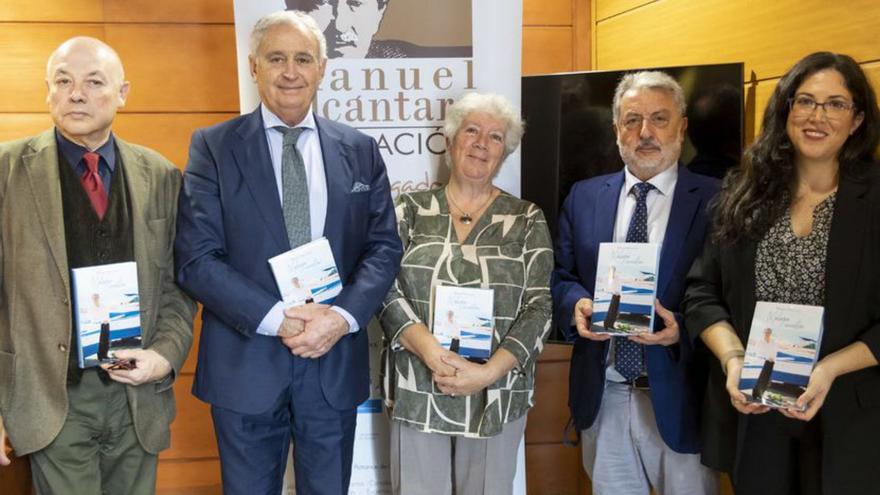 Presentación del libro con artículos de Manuel Alcántara dedicados a Málaga.