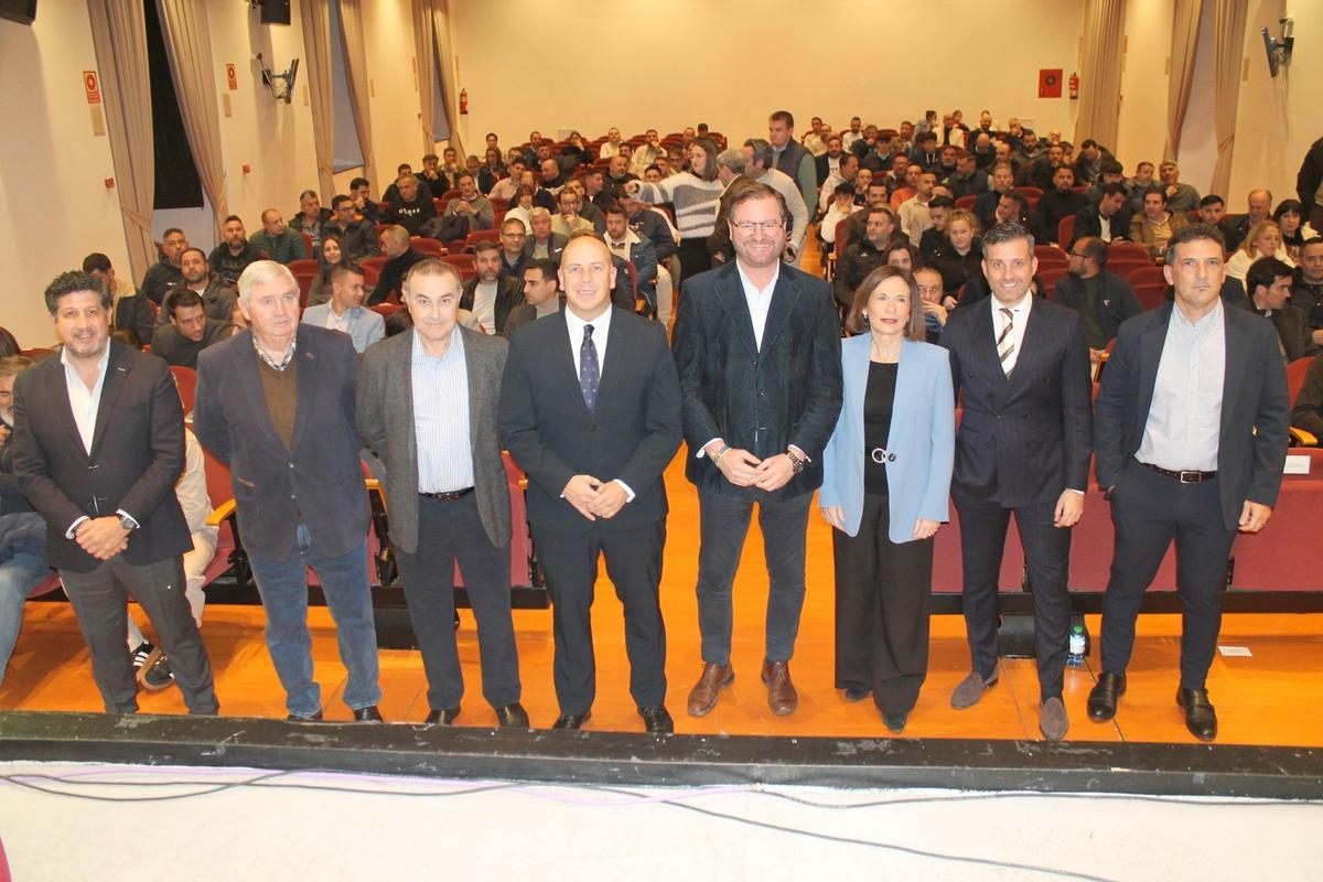 Autoridades presentes en la Gala de la RFAF, celebrada en la Diputación de Córdoba.