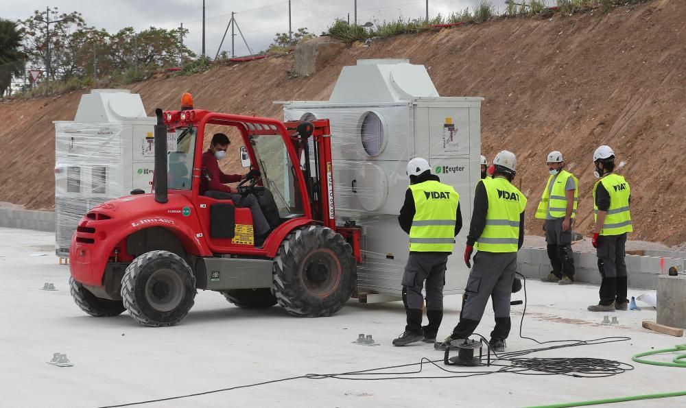 Así avanzan las obras del hospital de campaña