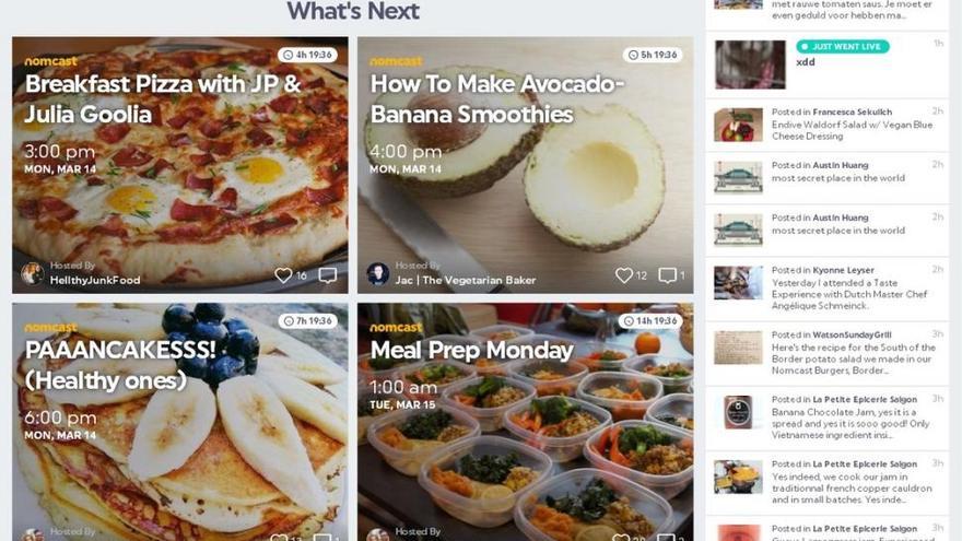 Un cofundador de Youtube lanza un proyecto de recetas de cocina en directo