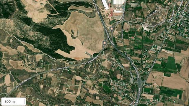 Mapa con la zona donde se ha producido el accidente.