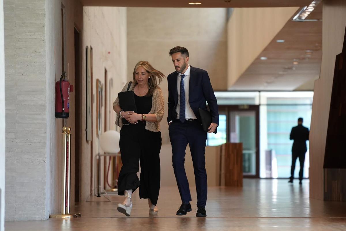 La benaventana Patricia Martín y el zamorano Javier García, procuradores del PSOE por Zamora.