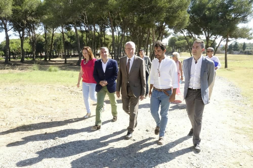 Inauguración del parque del Campamento Benítez.