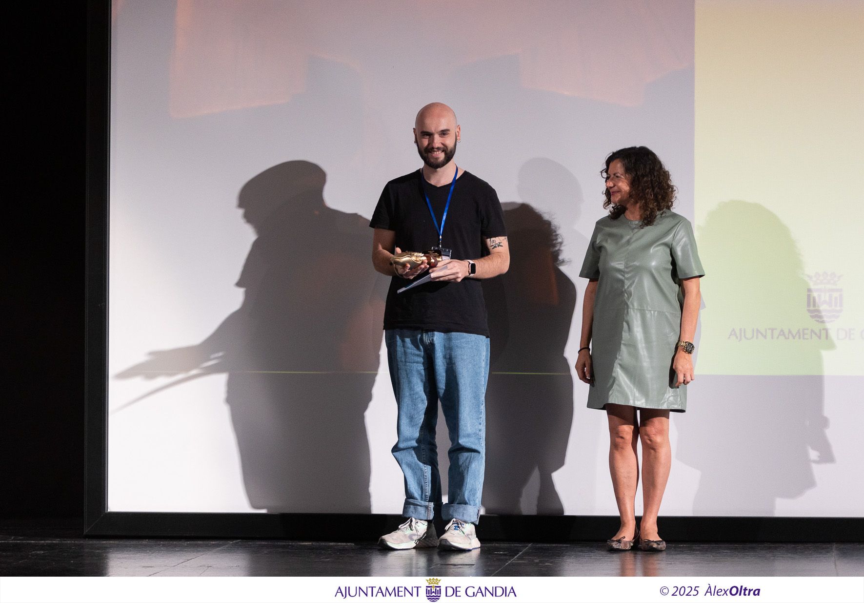 La gala de entrega de premios del Festival Cortoons de Gandia