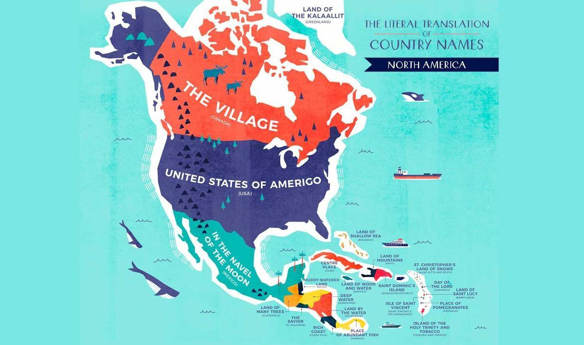 Mapa de Norte América