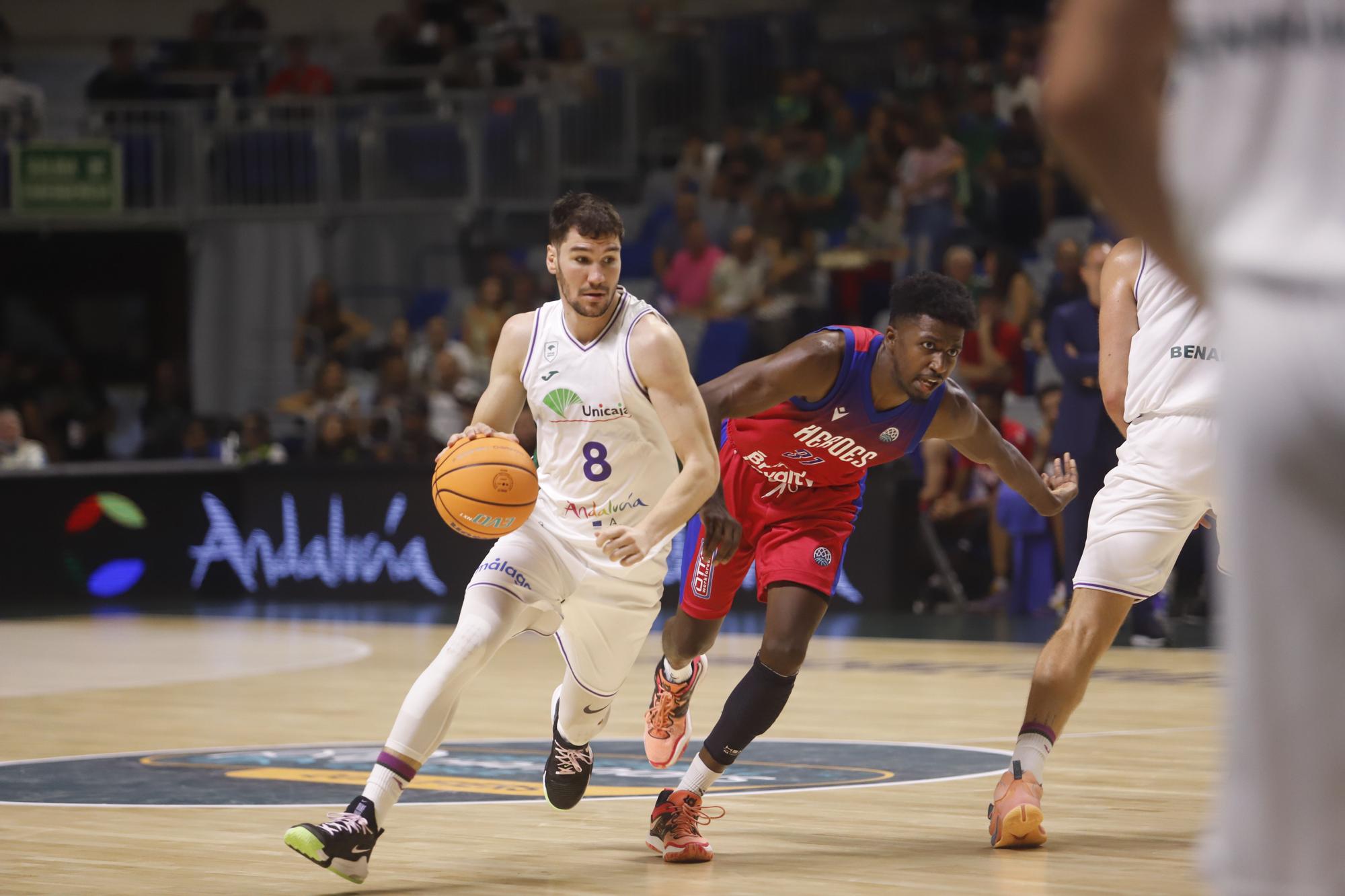 Unicaja - Den Bosch, semifinal de la fase previa de la BCL, en imágenes