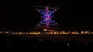 Un espectacle de lempresa Flock Drone Art.