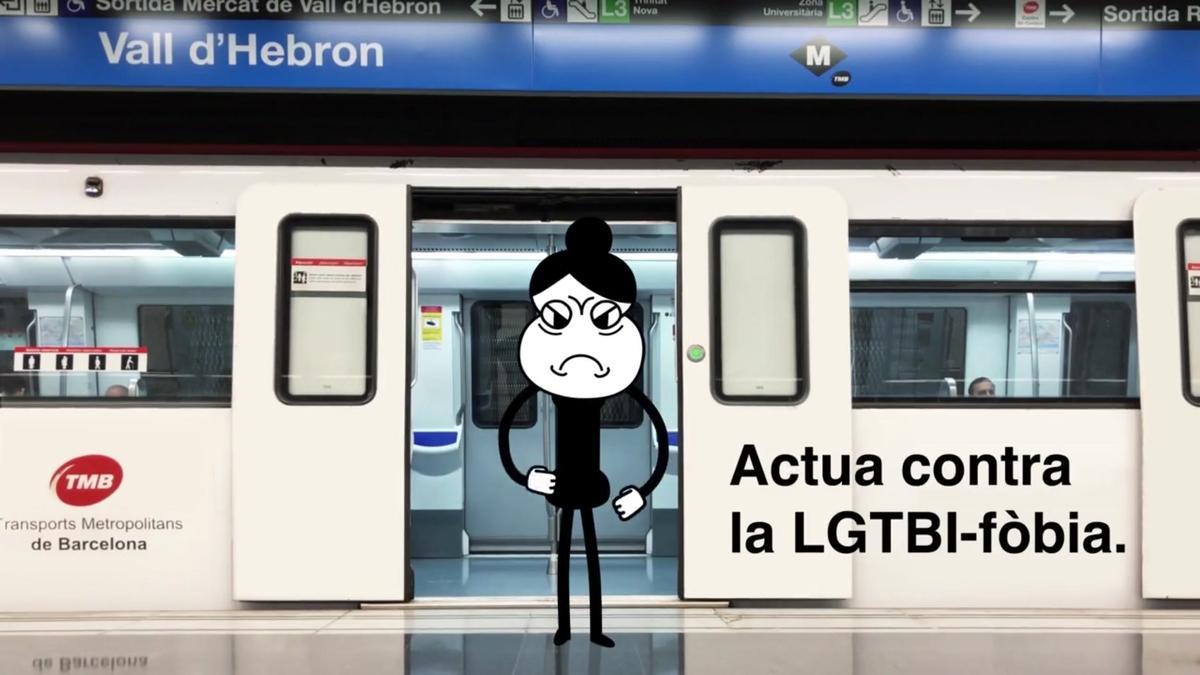 Campaña de TMB contra la LGTBI-fobia.