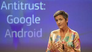 La comisaria de competencia, Margrethe Vestager.