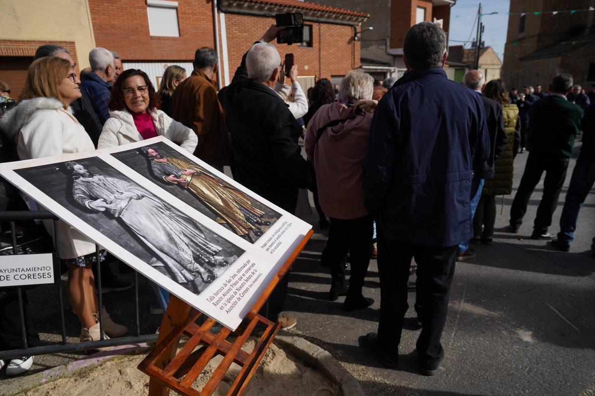 Una estatua de bronce, el recuerdo indeleble de Coreses a Ramón Álvarez