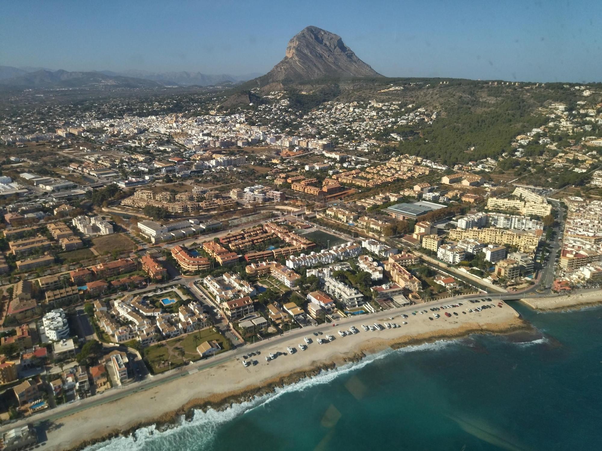 Xàbia, al vuelo