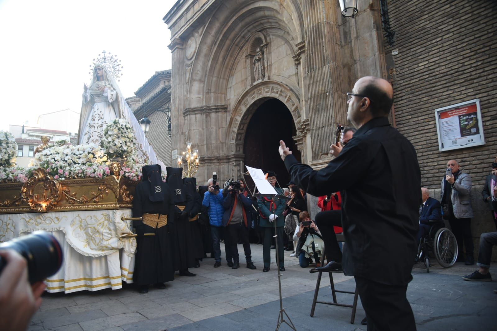 En imágenes | Procesiones del Jueves Santo en Zaragoza