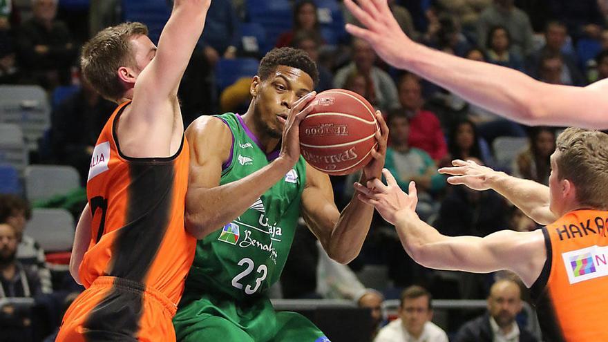 Jeff Brooks, mejorado en las últimas semanas, ante el Fuenlabrada.