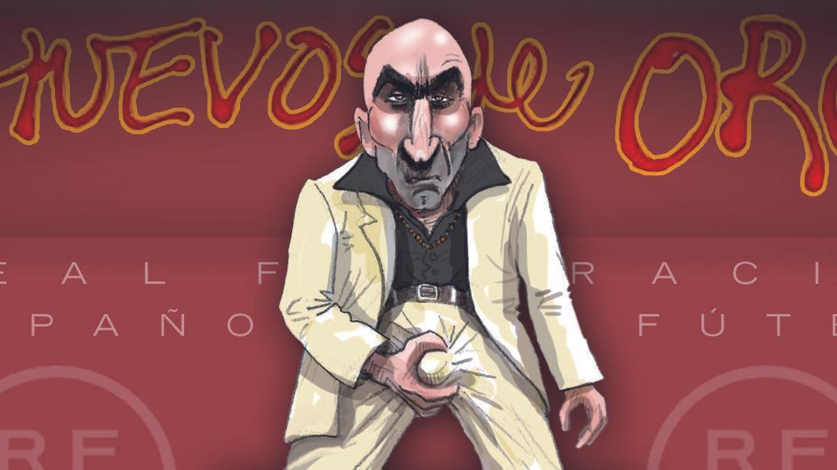 ABIERTO POR VACACIONES. LUIS RUBIALES. HUEVOS DE ORO