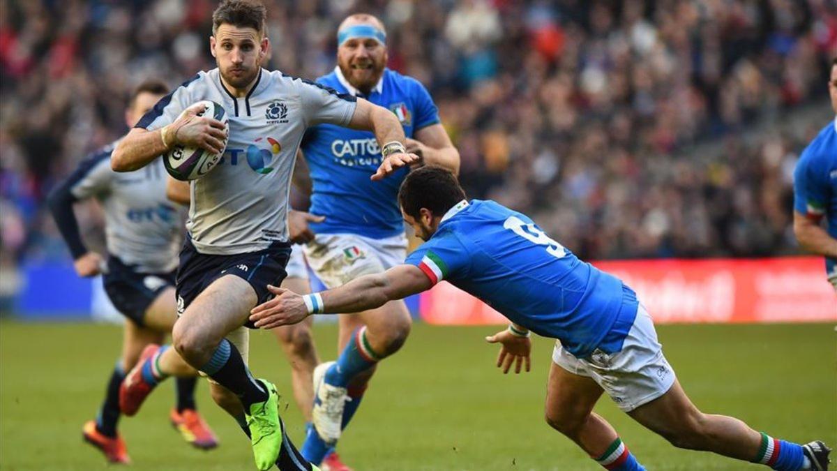 Escocia se impuso sin problemas ante Italia en Murrayfield