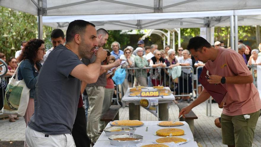 Una tortilla sin cebolla reina en el concurso de O Castrillón