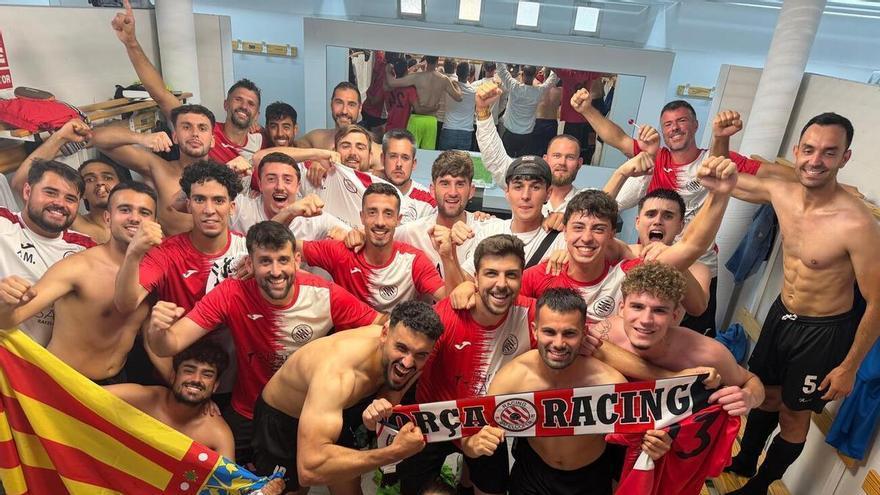Promoción de ascenso: El Racing Rafelcofer Club de Fútbol golpea primero y acaricia el ascenso de Tercera a Segunda FFCV