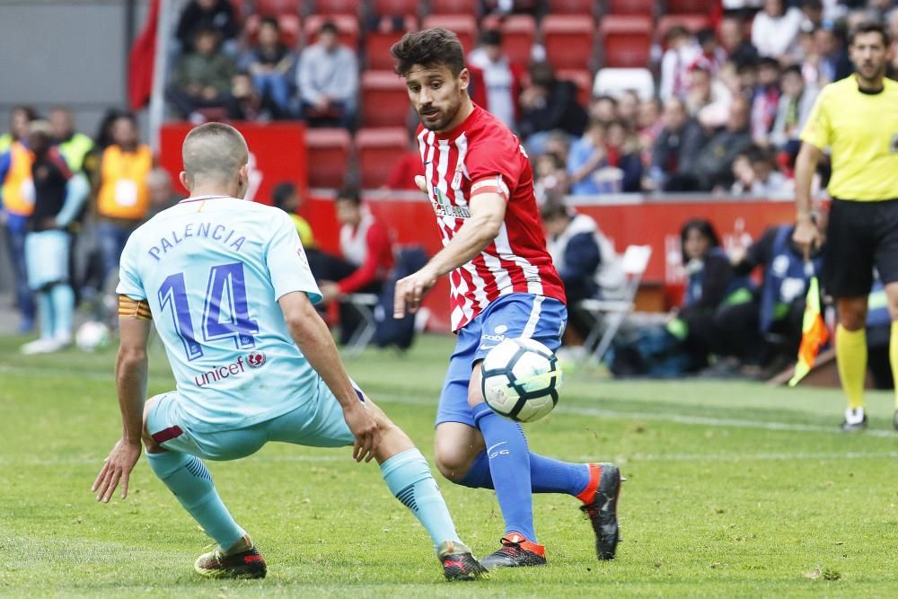 Sporting - Barclona B, en imágenes