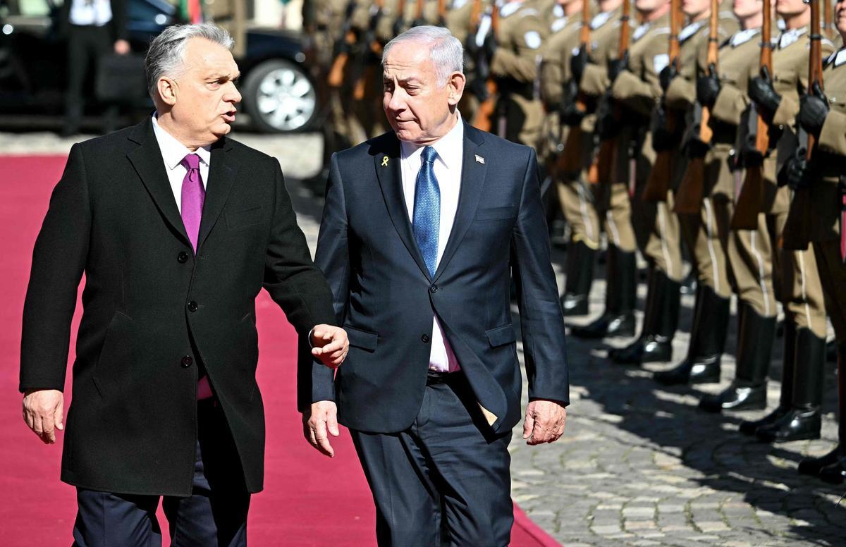 Orban recibe a Netanyahu en Budapest