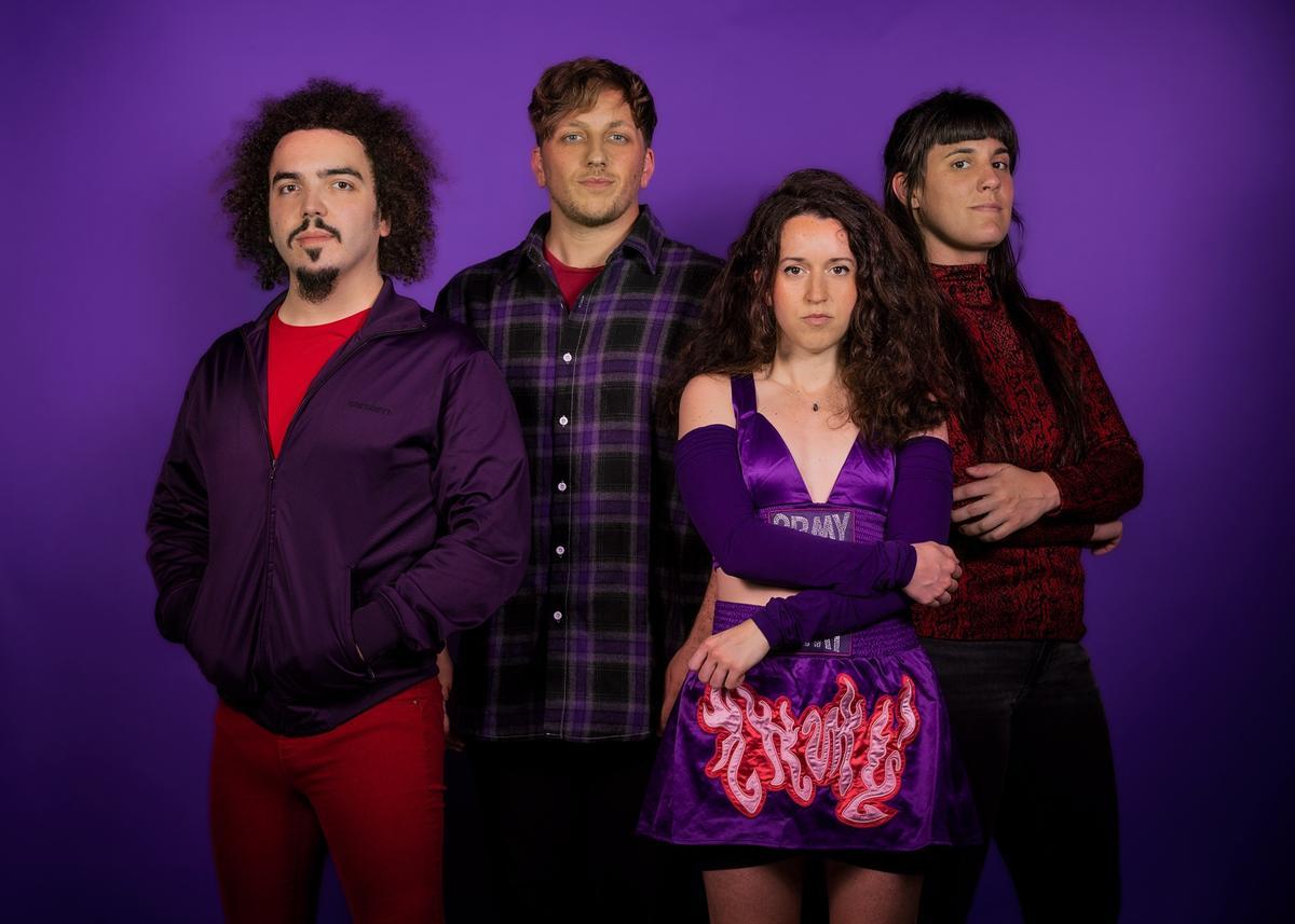 La banda madrileña Hermana Furia, integrda por  Nuria Furia, Edu Molina, Pau C. Marcos y Tweety Capmany