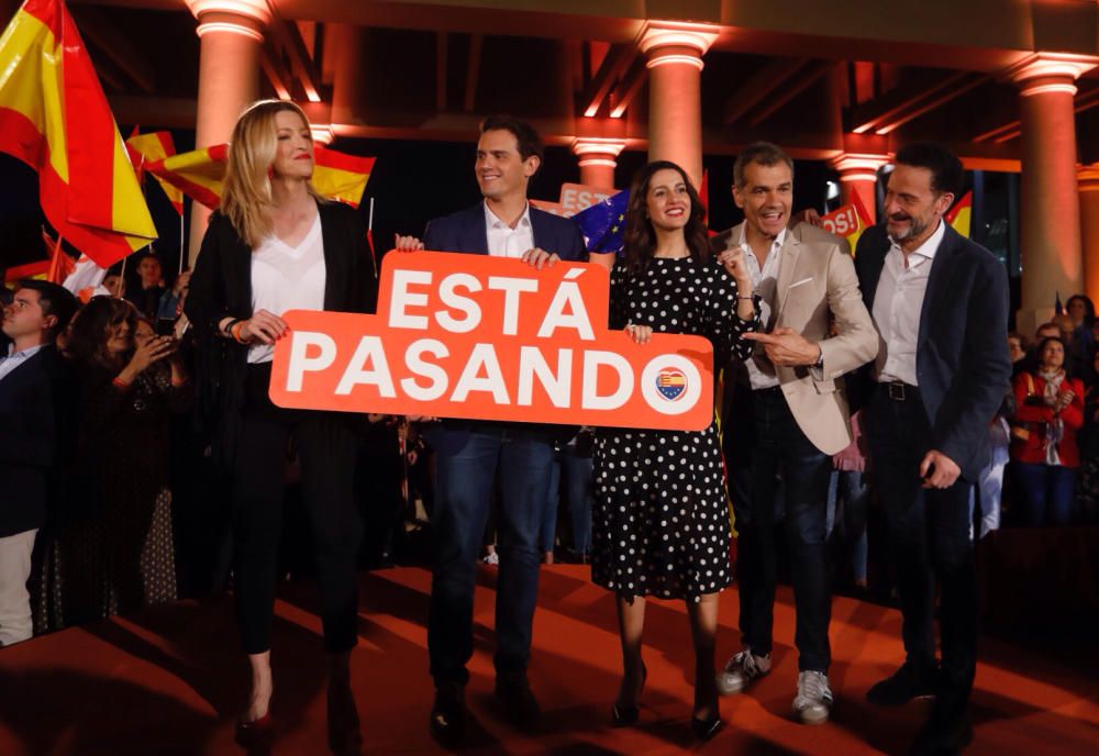 Cierre de campaña de Ciudadanos en València