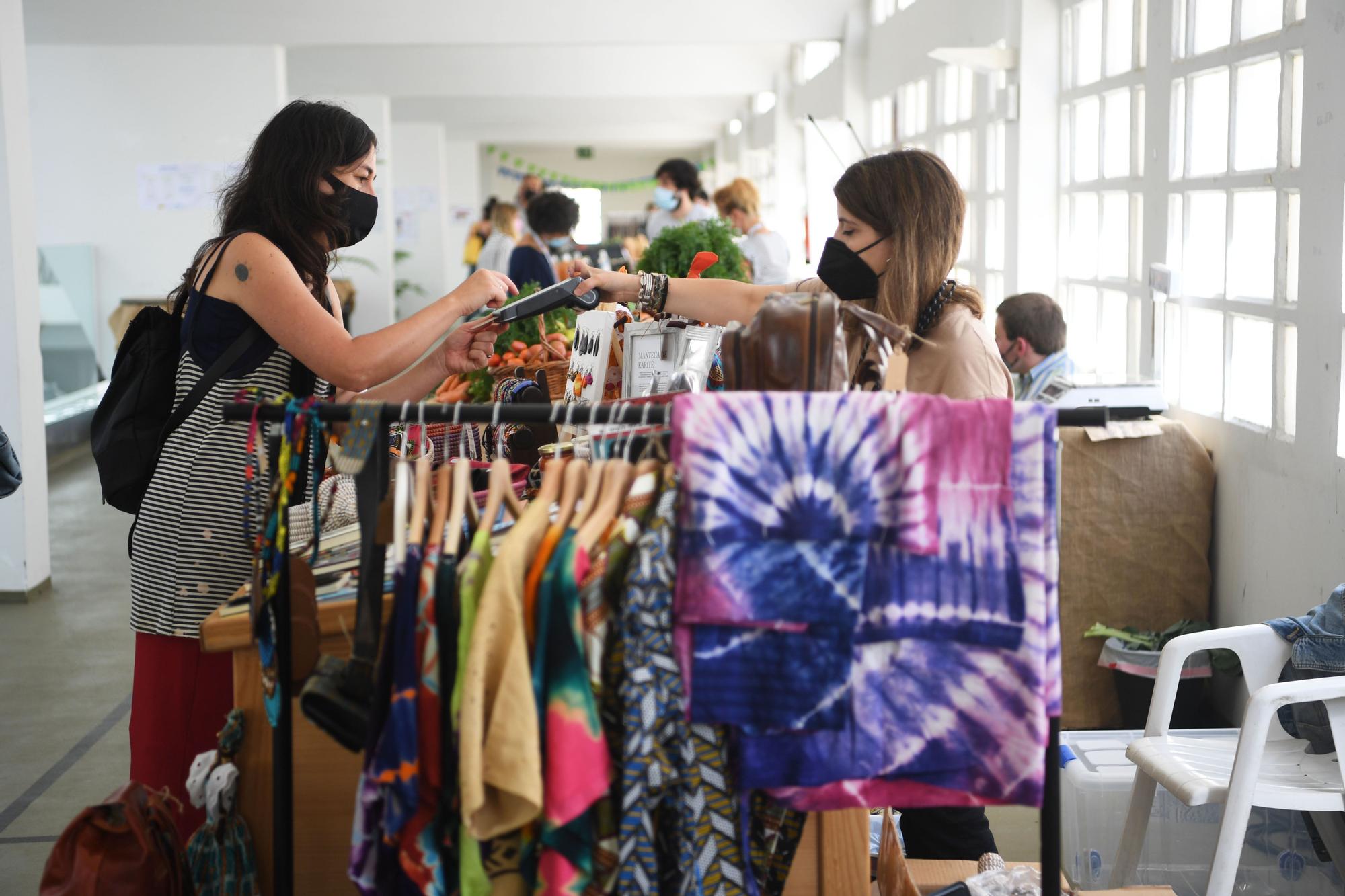 Feira de Economía Social, Solidaria e Sustentable de Ecos do Sur en el mercado de San Agustín