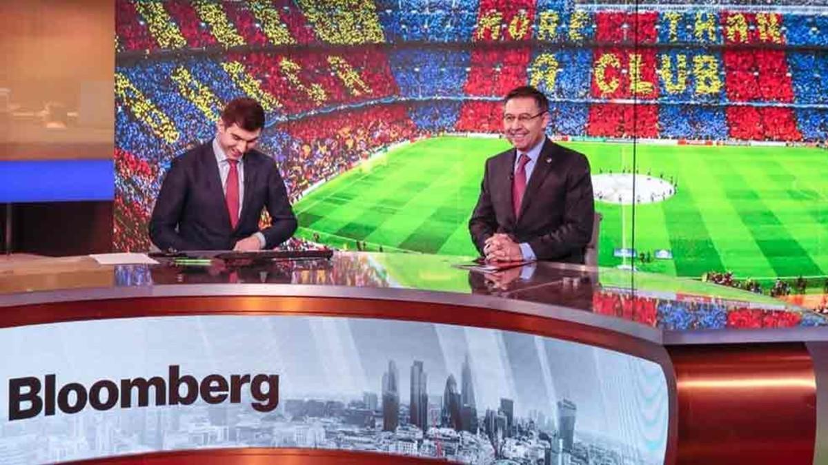 Bartomeu, durante la entrevista