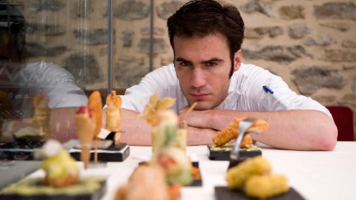 Txacolí' y pintxos' en el interior del País Vasco