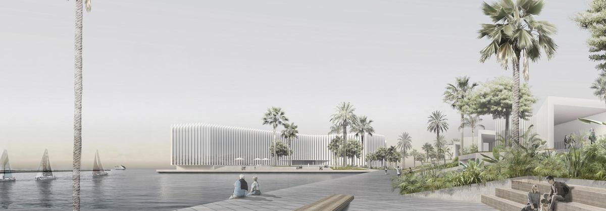 Mención honorífica: "Plaza del Puerto", de Amada Gabriela