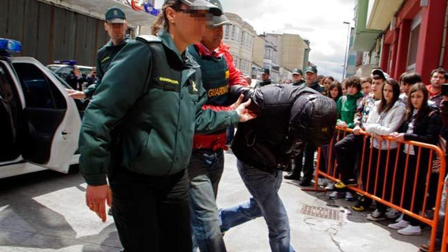 Juan José Calaza en los juzgados de Vilalba // EFE