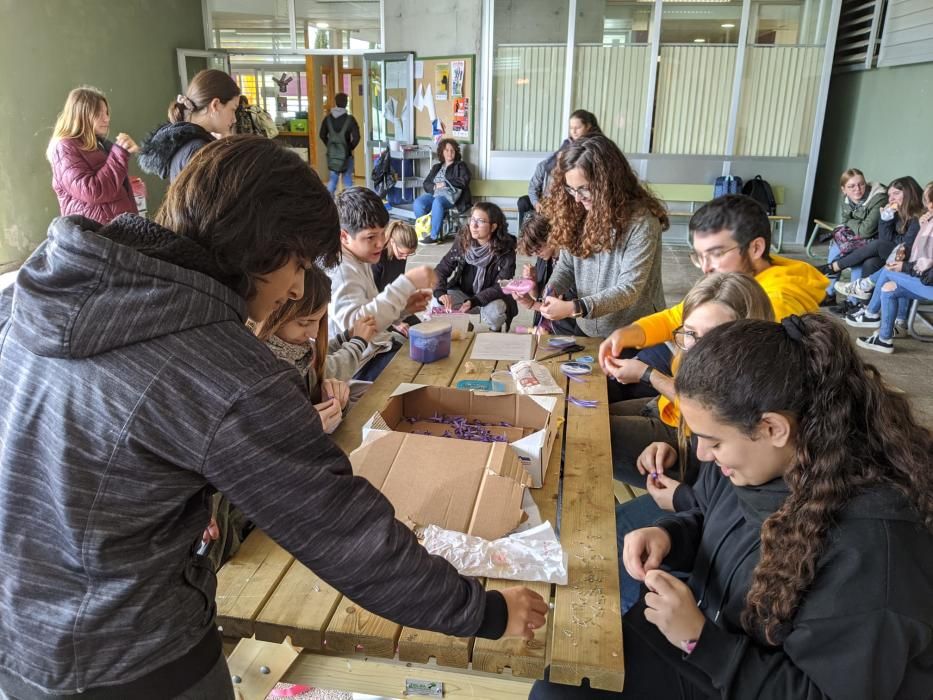 Acciones en los centros educativos por el 25N