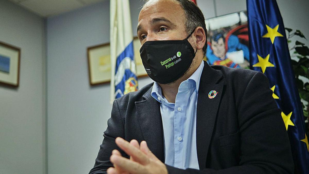 Consejero de Transición Ecologica, Lucha contra el Cambio Climático y Planificación Territorial,  J.A.Valbuena.