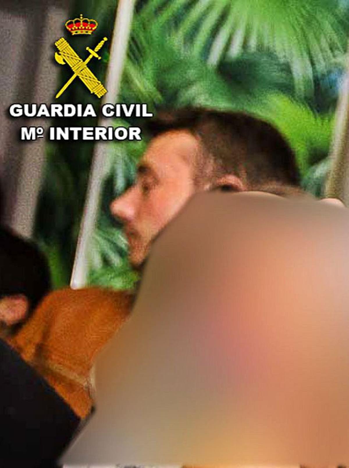 Imagen distribuida ayer.