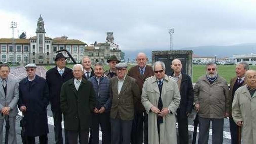 Los veteranos &quot;quintos&quot; en la ENM. // S.A.