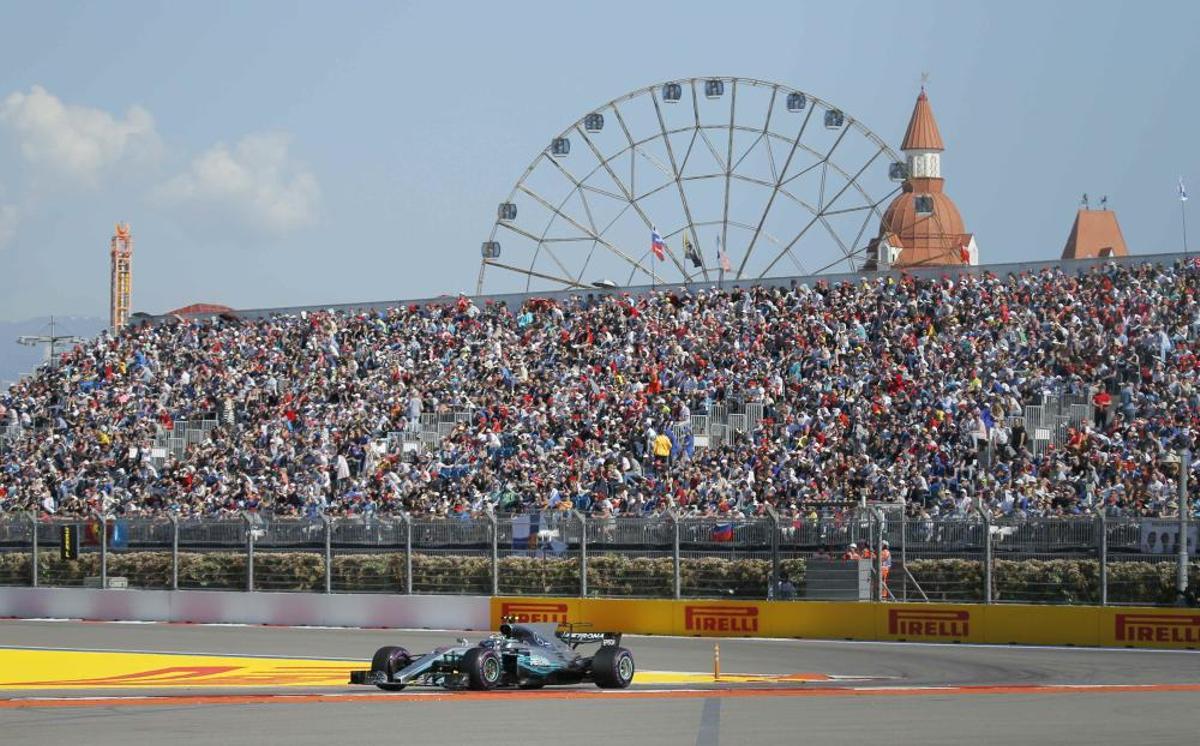 Imágenes del Gran Premio de Rusia de Fórmula 1.