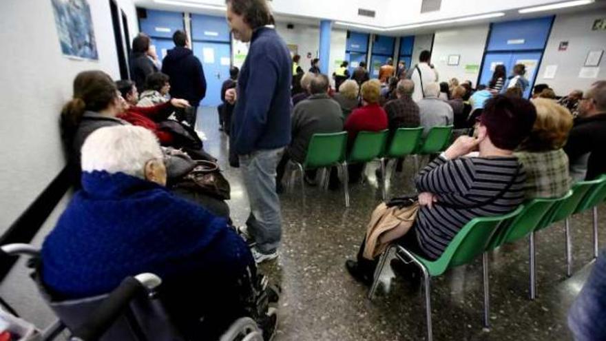 Sala de espera del Punto de Atención Sanitaria