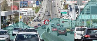 Las principales vías de entrada a la ciudad registran más de 3.000 vehículos cada hora