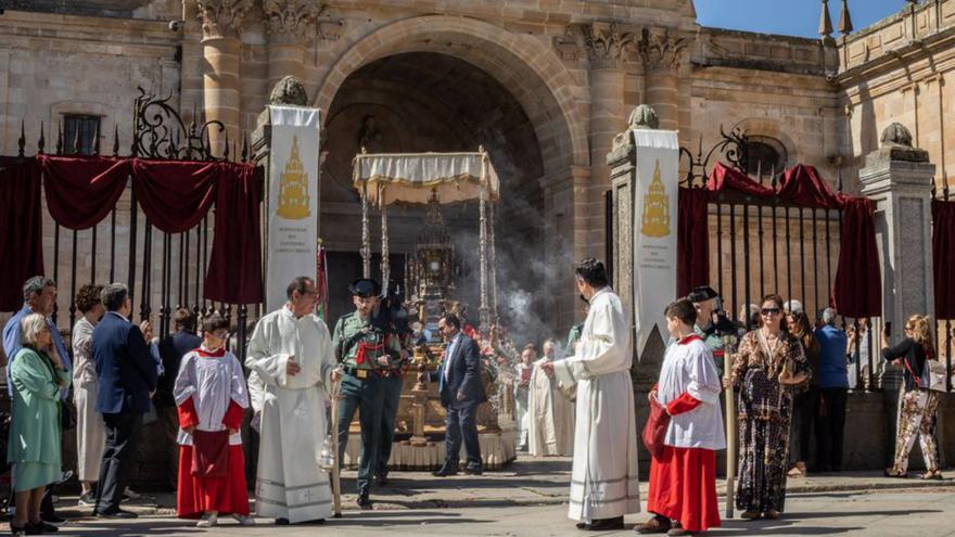 La bendición del Corpus será en la plaza de la Catedral