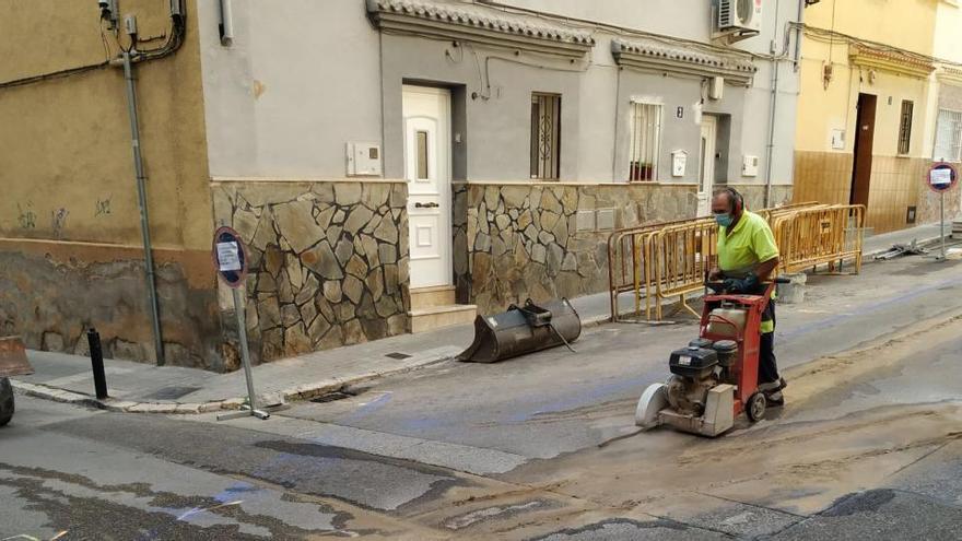 Las calles ya se encuentran en obras