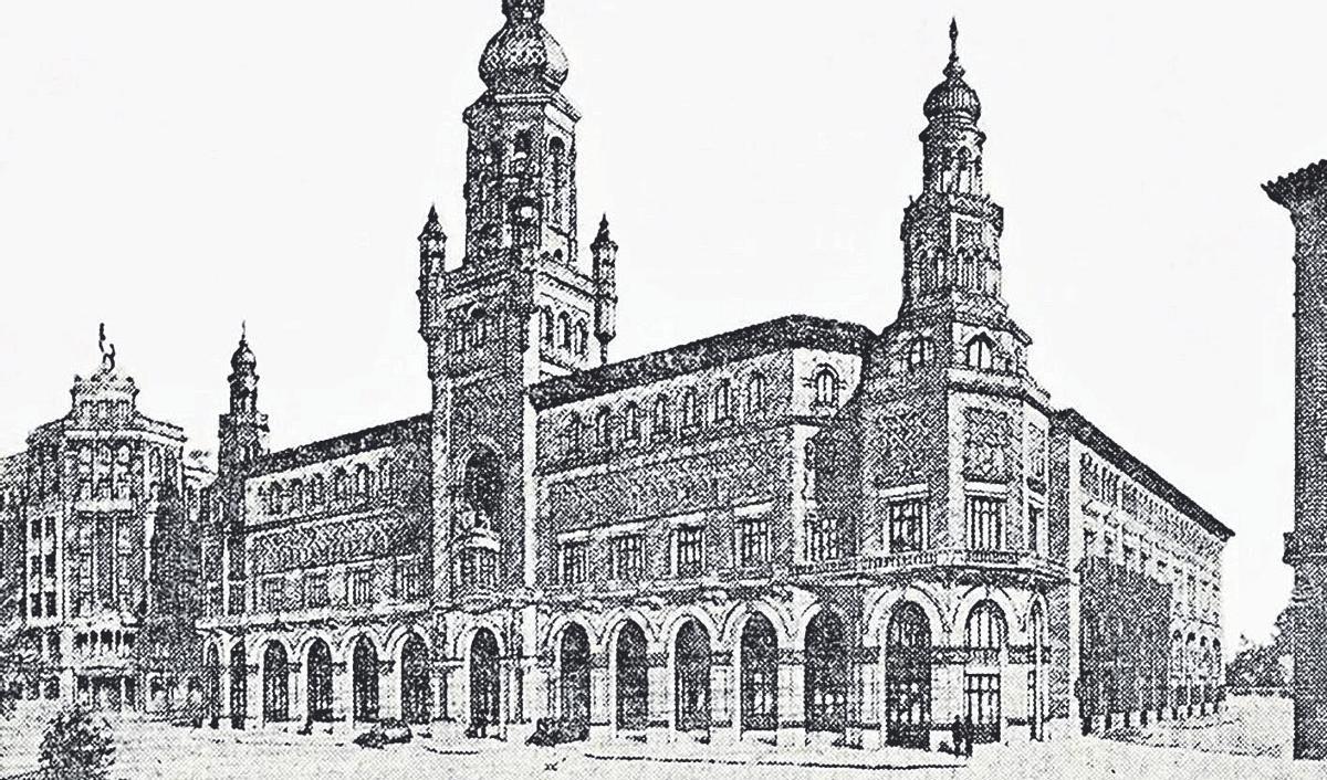 Diseño proyectado de la nueva sede del ayuntamiento en la plaza de Los Sitios.