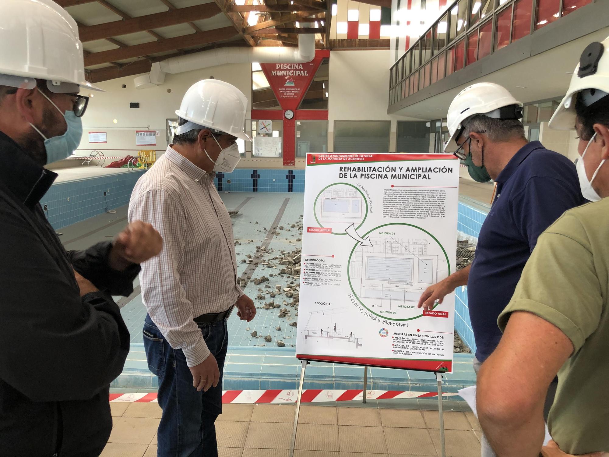 El comienzo de la obra de la piscina municipal de La Matanza