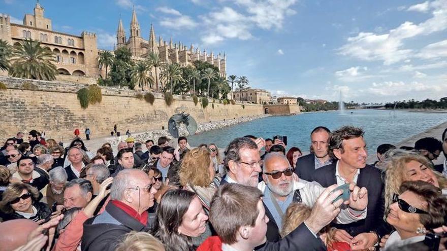 PP-Kandidat Rajoy in Palma vergangene Woche.
