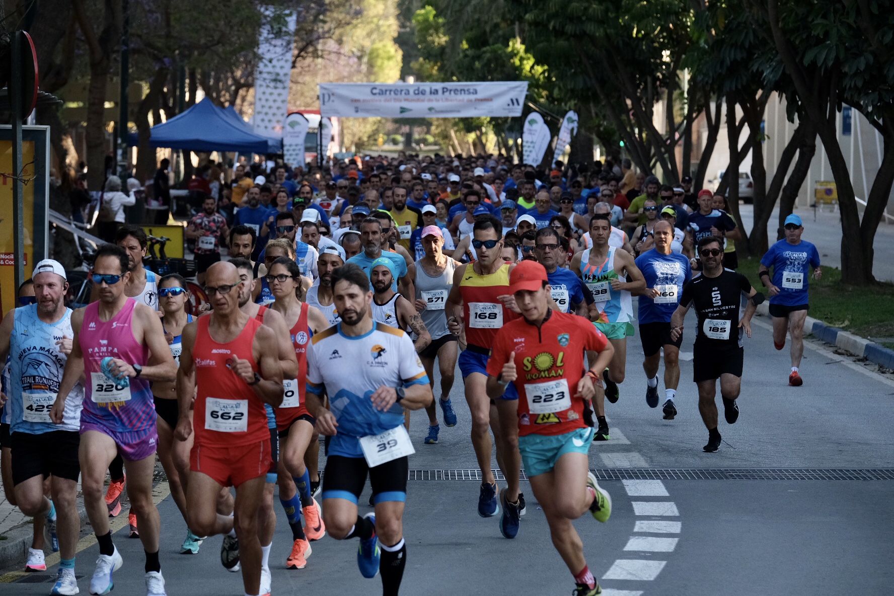 Celebración de la V Carrera de la Prensa en Málaga