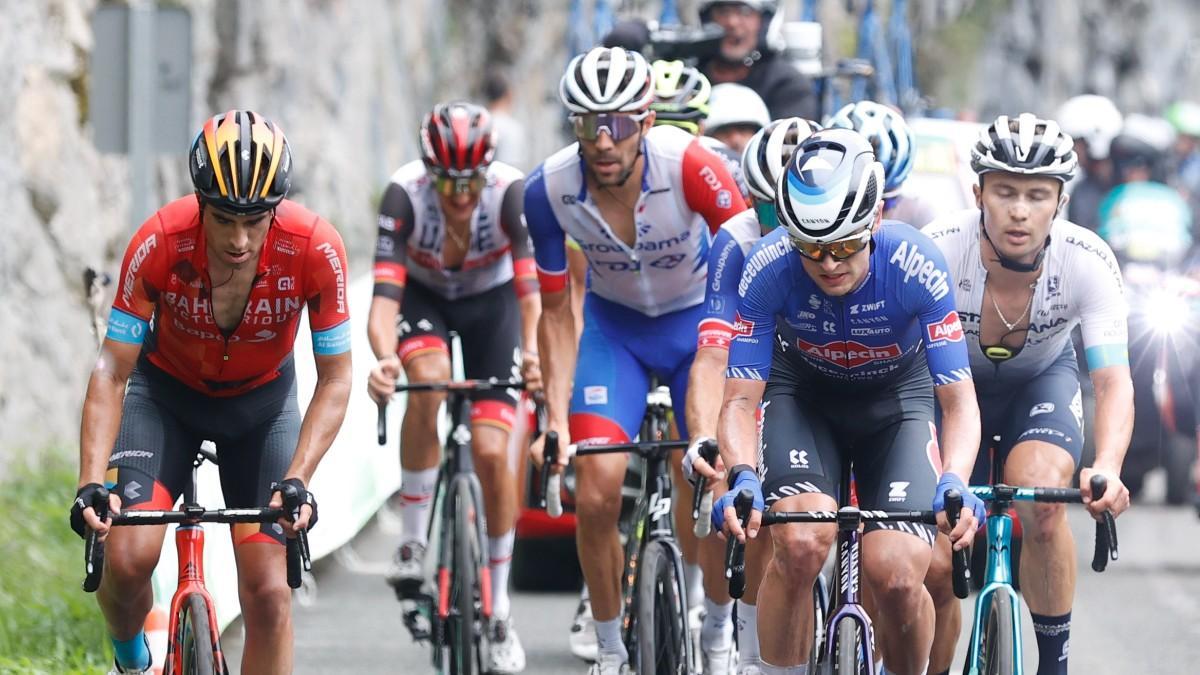 La Vuelta, en su paso por un tramo montañoso