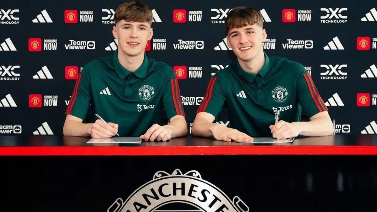 Jack y Tyler, hijos gemelos de Darren Fletcher, han firmado sus primeros contratos profesionales con el Manchester United