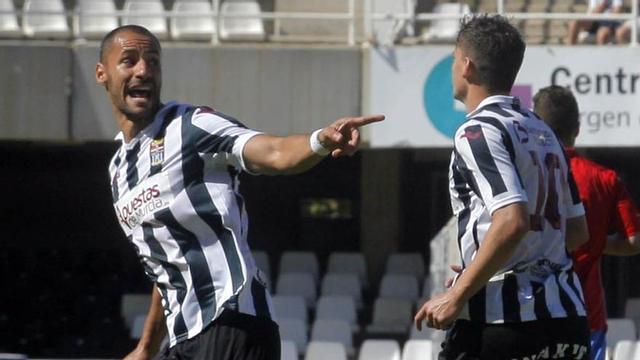 Ceballos, durante el partido FC Cartagena-Roda de la última jornada de la liga 2014-2015 | FELIPE GARCÍA PAGÁN