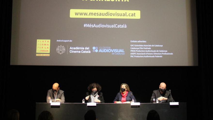 Roda de premsa del Decàleg de l&#039;Audiovisual